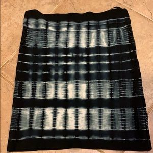 BCBGMAXAZRIA Tie-Dye Power Skirt